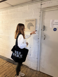 Find Your Flow organic cotton tote bag