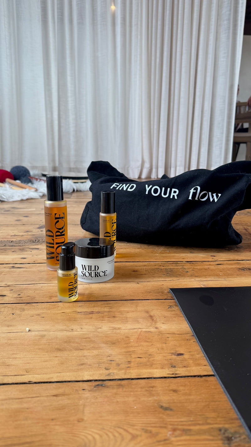 Find Your Flow organic cotton tote bag